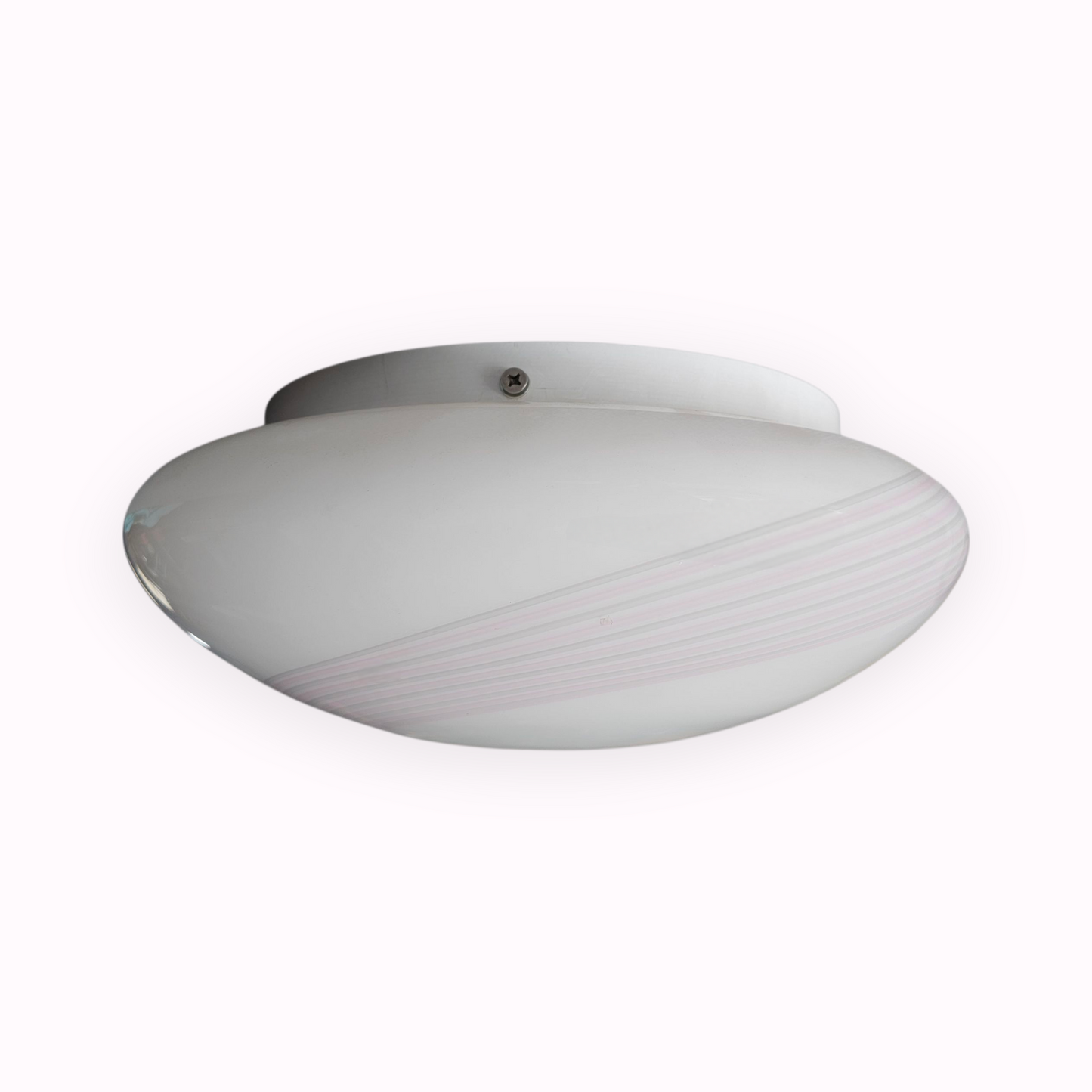 Swirl Pink and Grey Ceiling Light