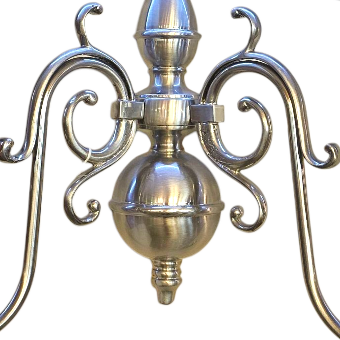 Satin Chrome 2 Light Candelabra- Ex-Display