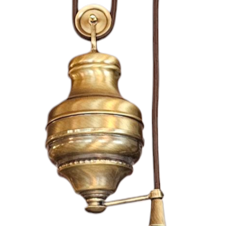 Pulley Antique Brass - Ex-Display