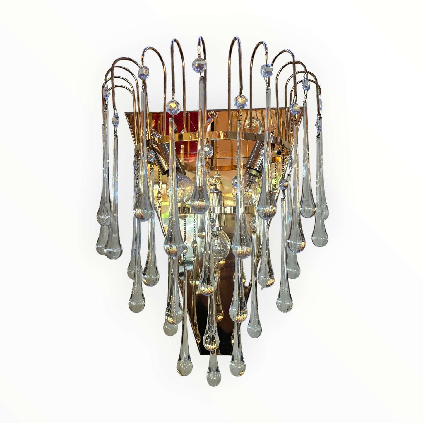 Amonia Gold Murano Wall Light - Ex-Display