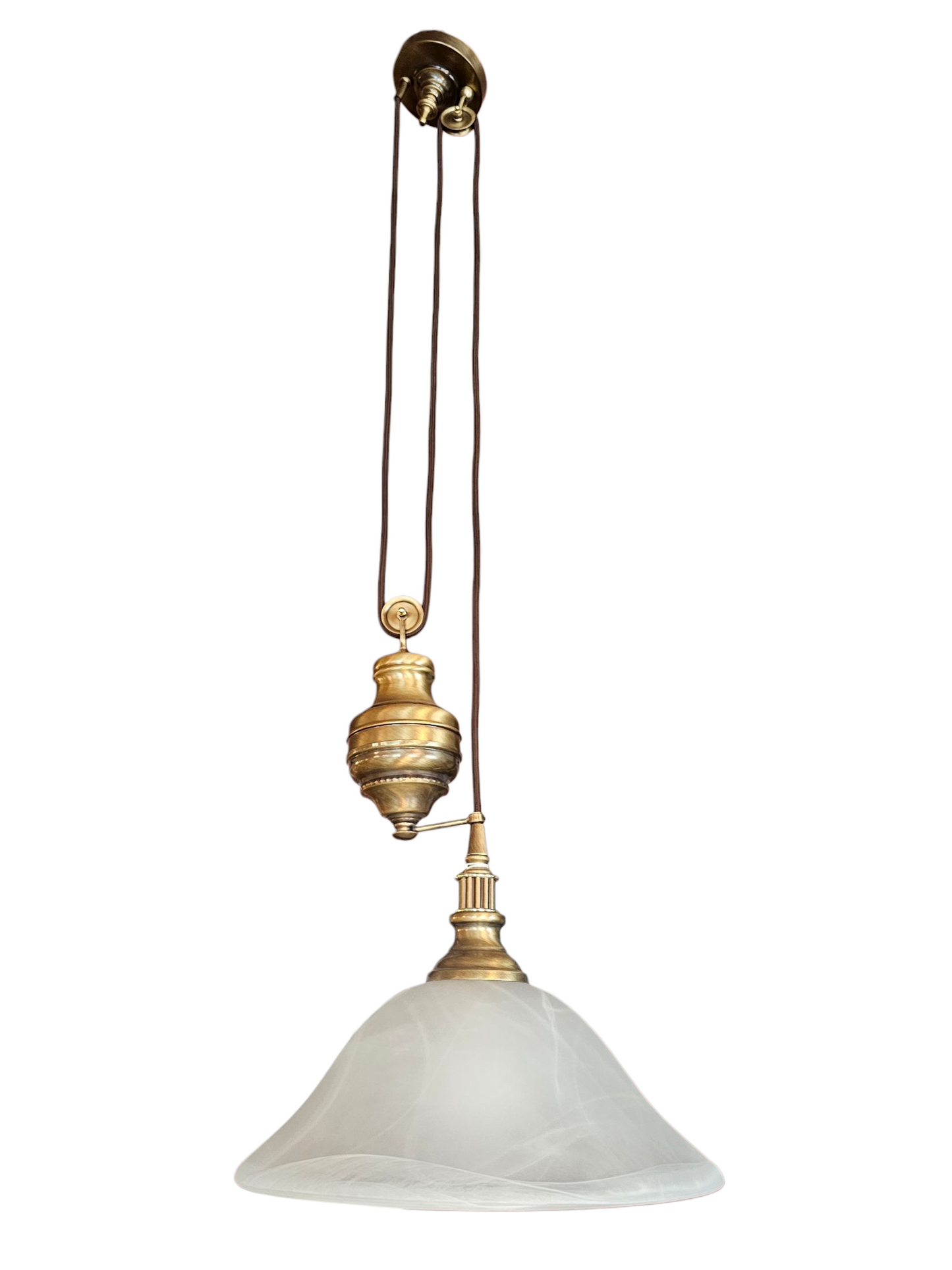 Pulley Antique Brass - Ex-Display