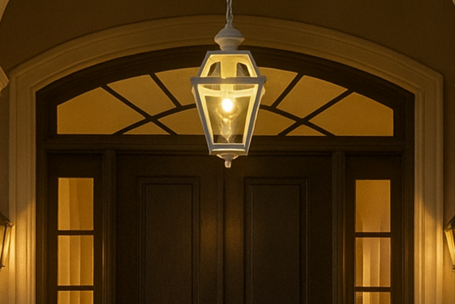 ISMOS Matt White Hanging Lantern