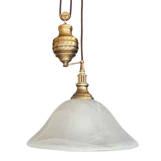Pulley Antique Brass - Ex-Display