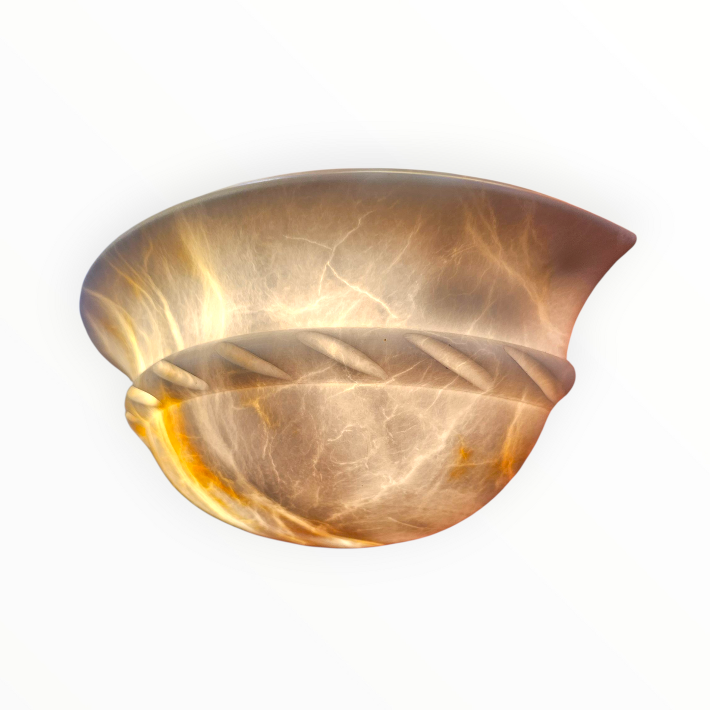 Spanish Alabaster Wall Sconce - Ex-Display