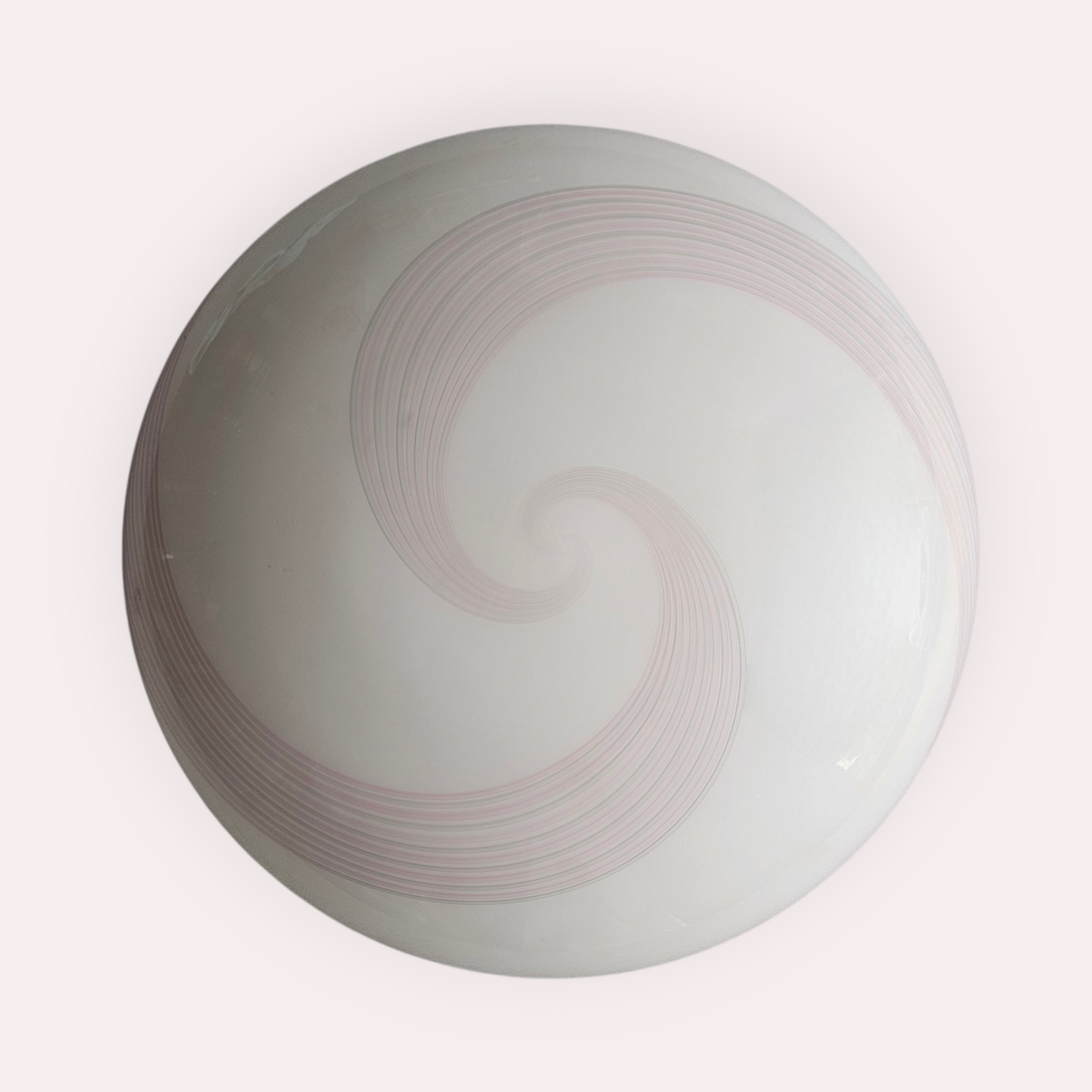 Swirl Pink and Grey Ceiling Light