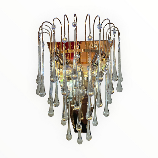 Amonia Gold Murano Wall Light - Ex-Display