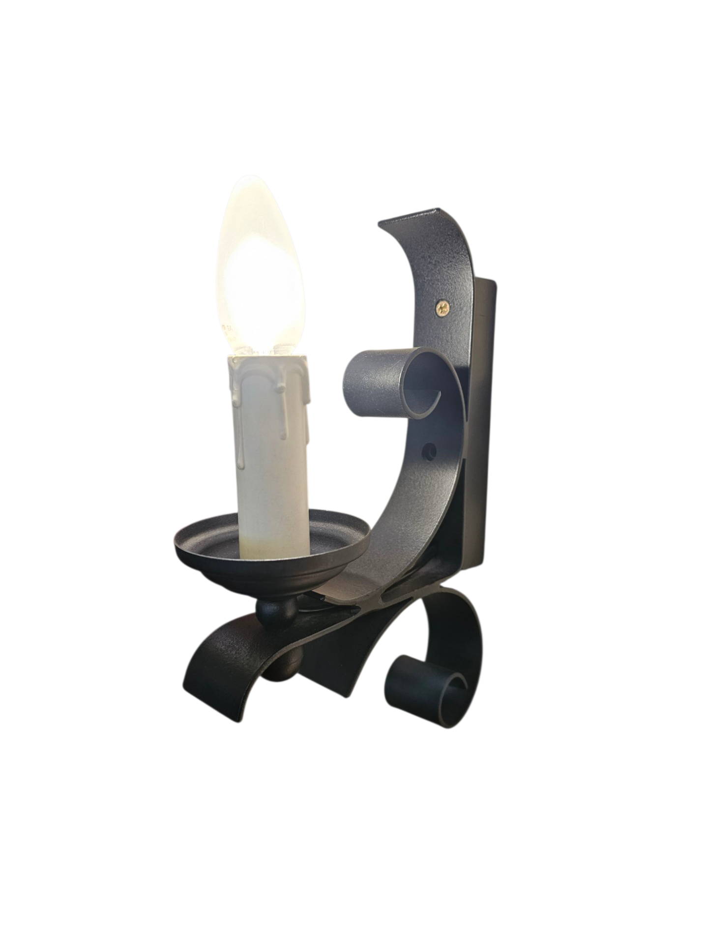 Scroll Wrought Iron Wall Light