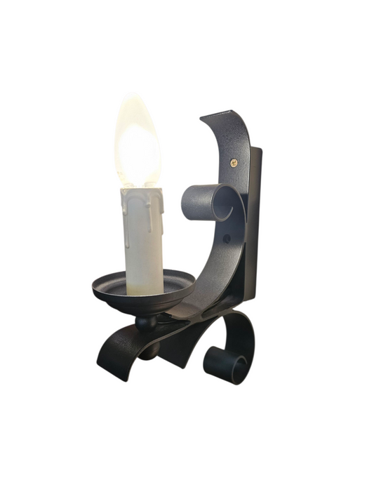Scroll Wrought Iron Wall Light